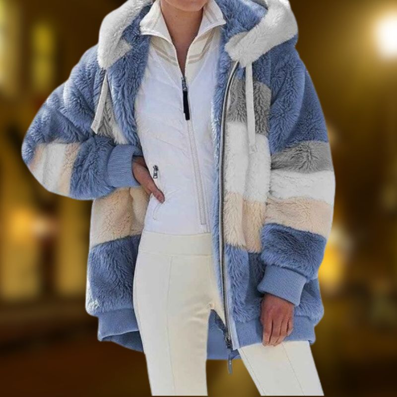 Jenna - Bekväm teddy vinterjacka