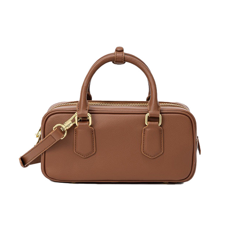 Vintage Äkta Läder Crossbody Handväska