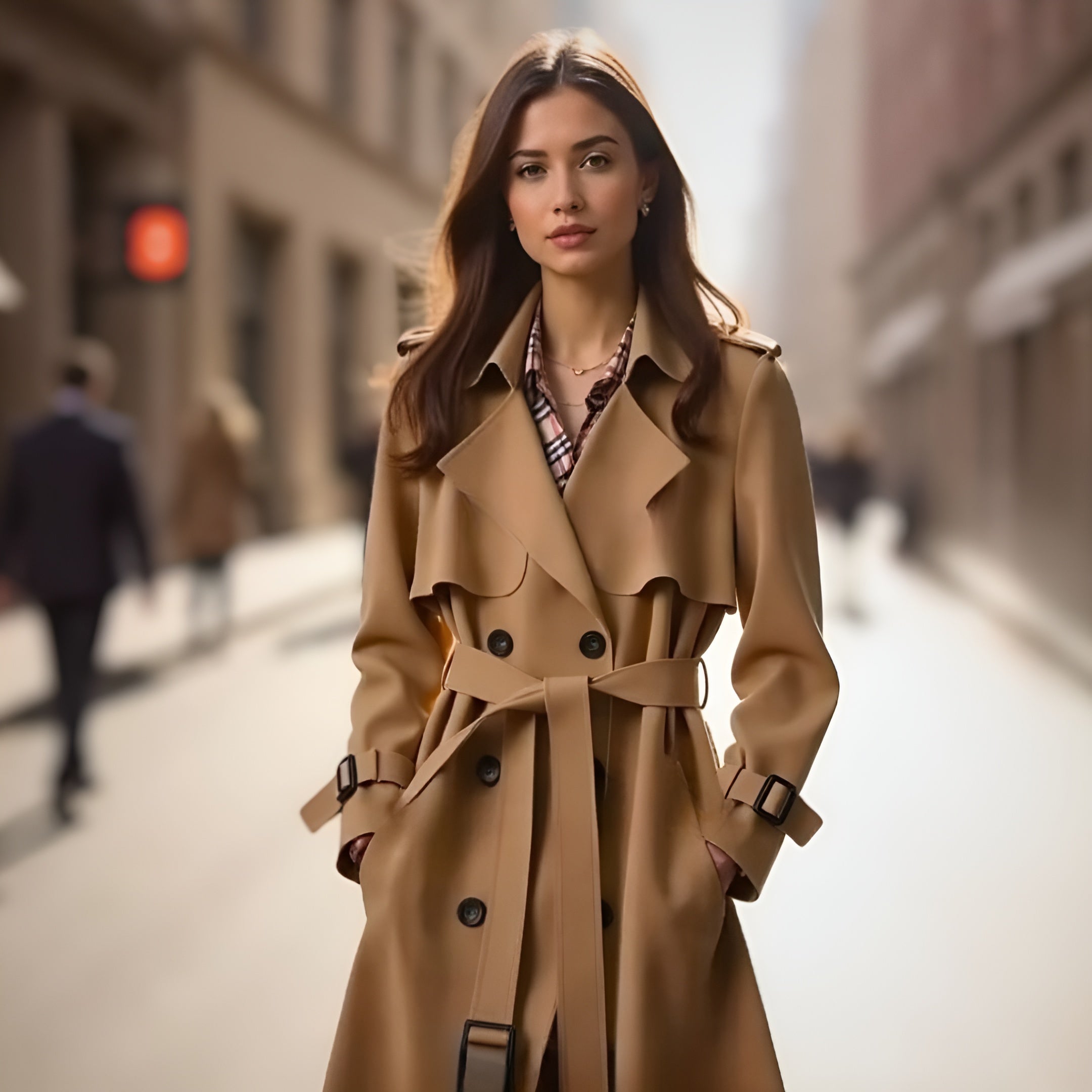 Anna | Tidlös elegant trenchcoat