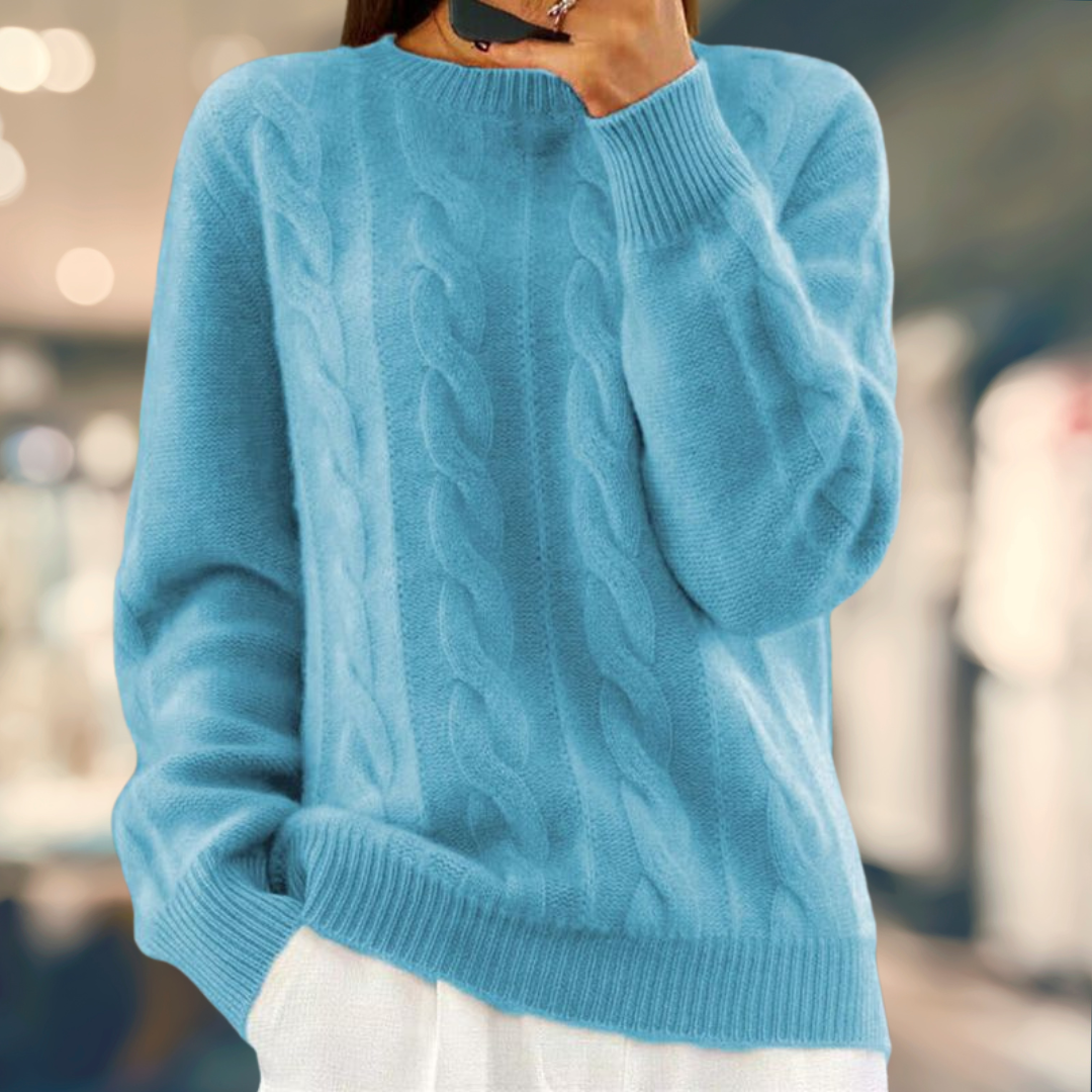 Emma - Kabelstickad Tröja