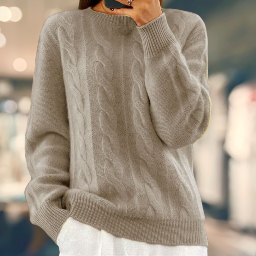 Emma - Kabelstickad Tröja