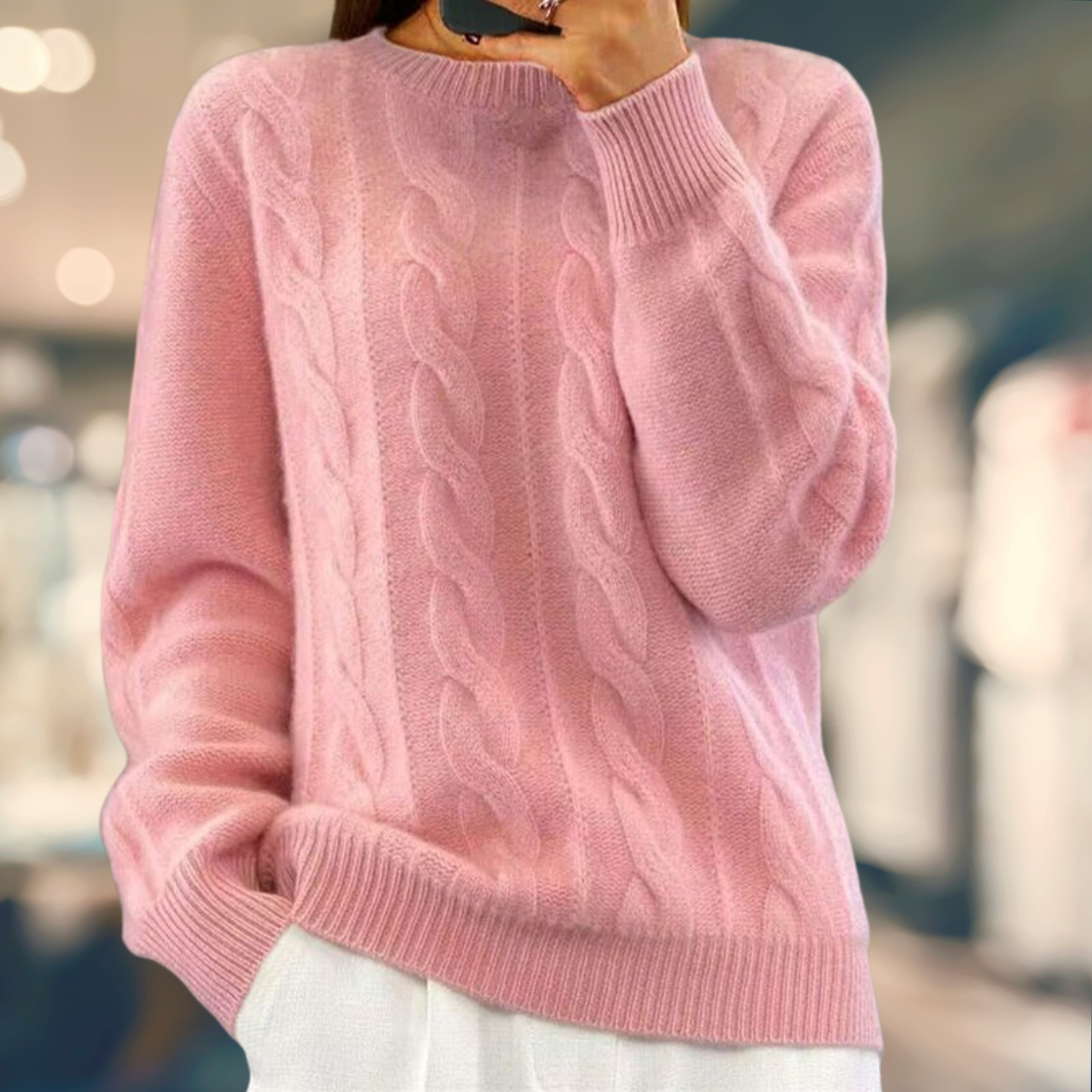 Emma - Kabelstickad Tröja