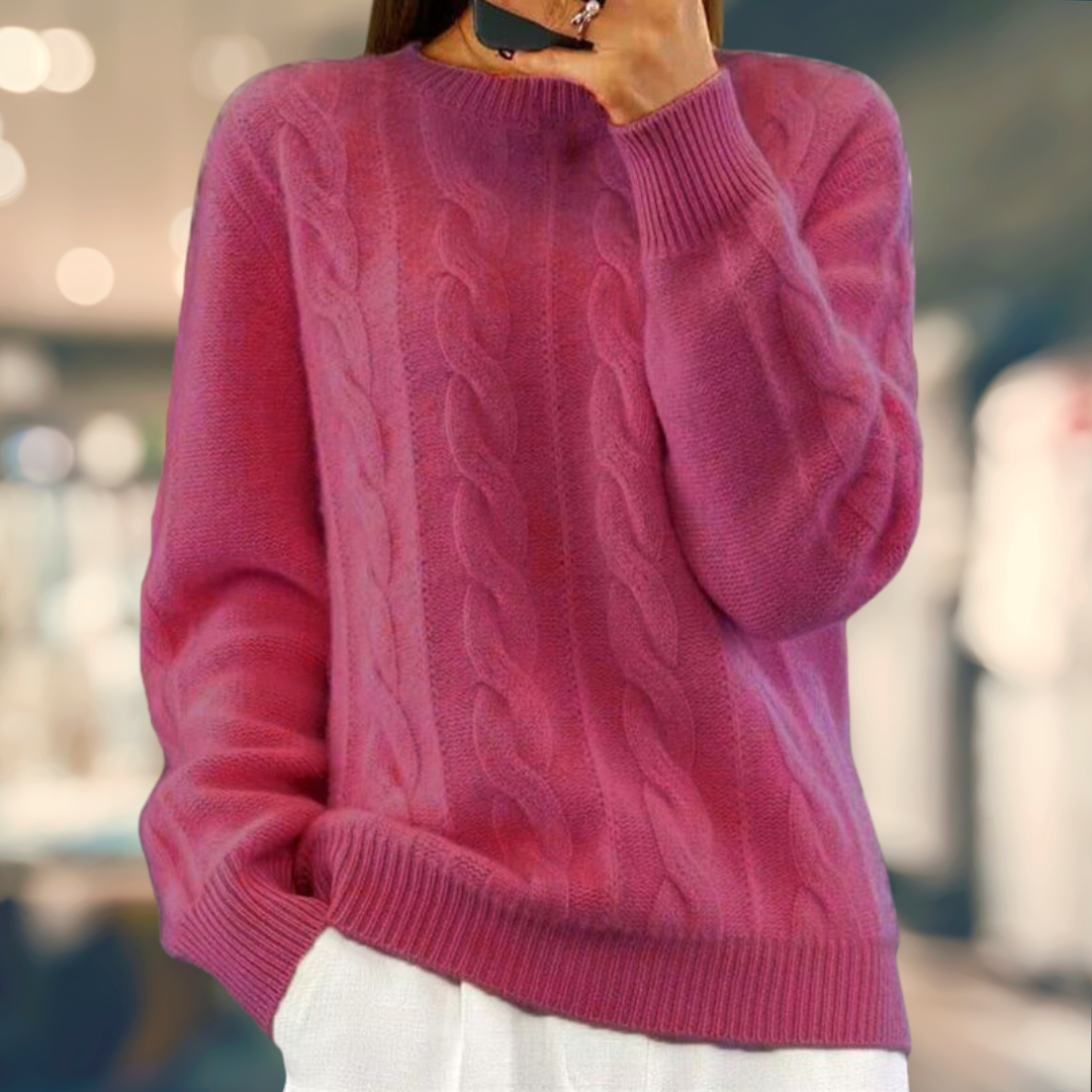 Emma - Kabelstickad Tröja