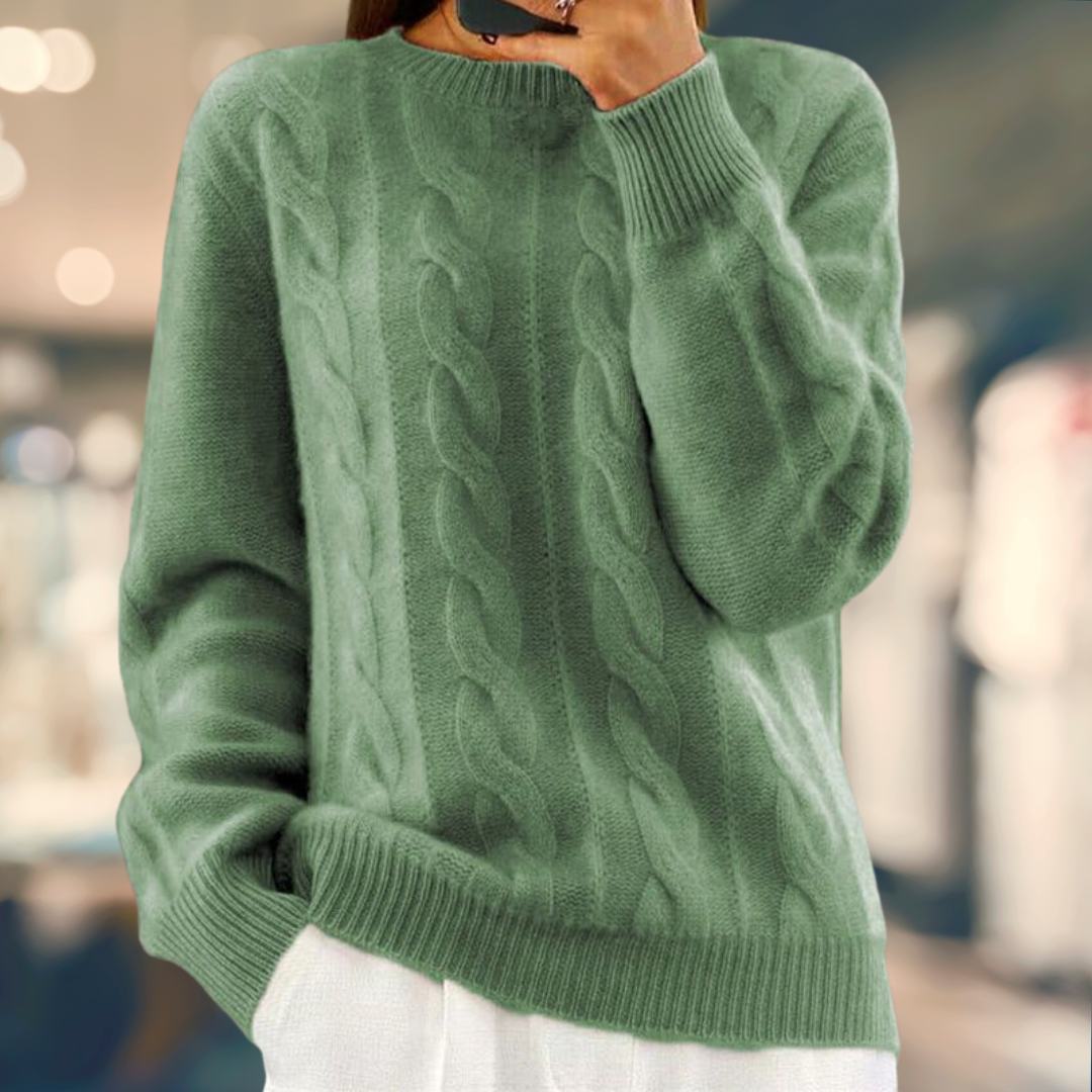 Emma - Kabelstickad Tröja