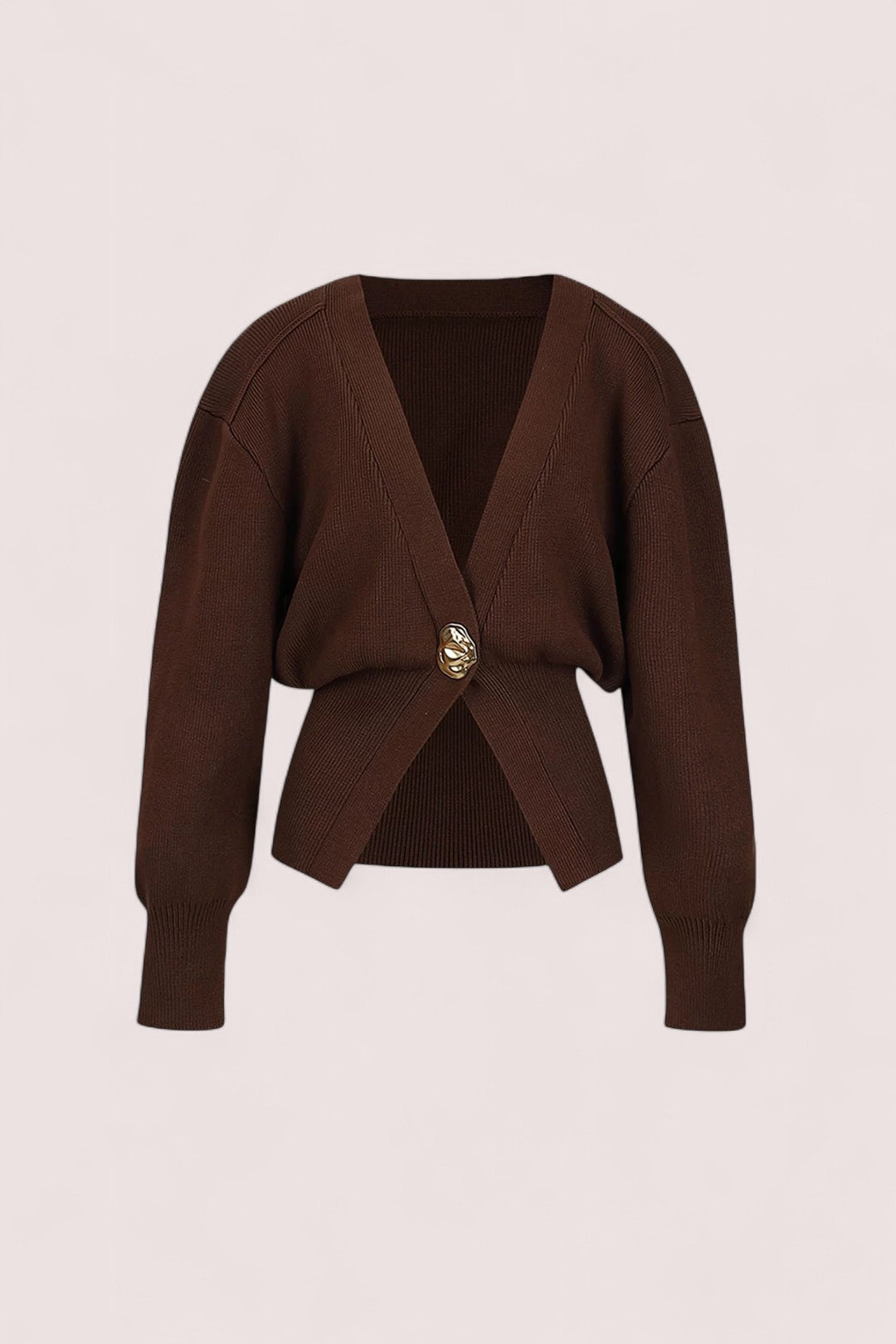 Stockholm Heritage| Chique Cardigan Med Gyldna Knappar