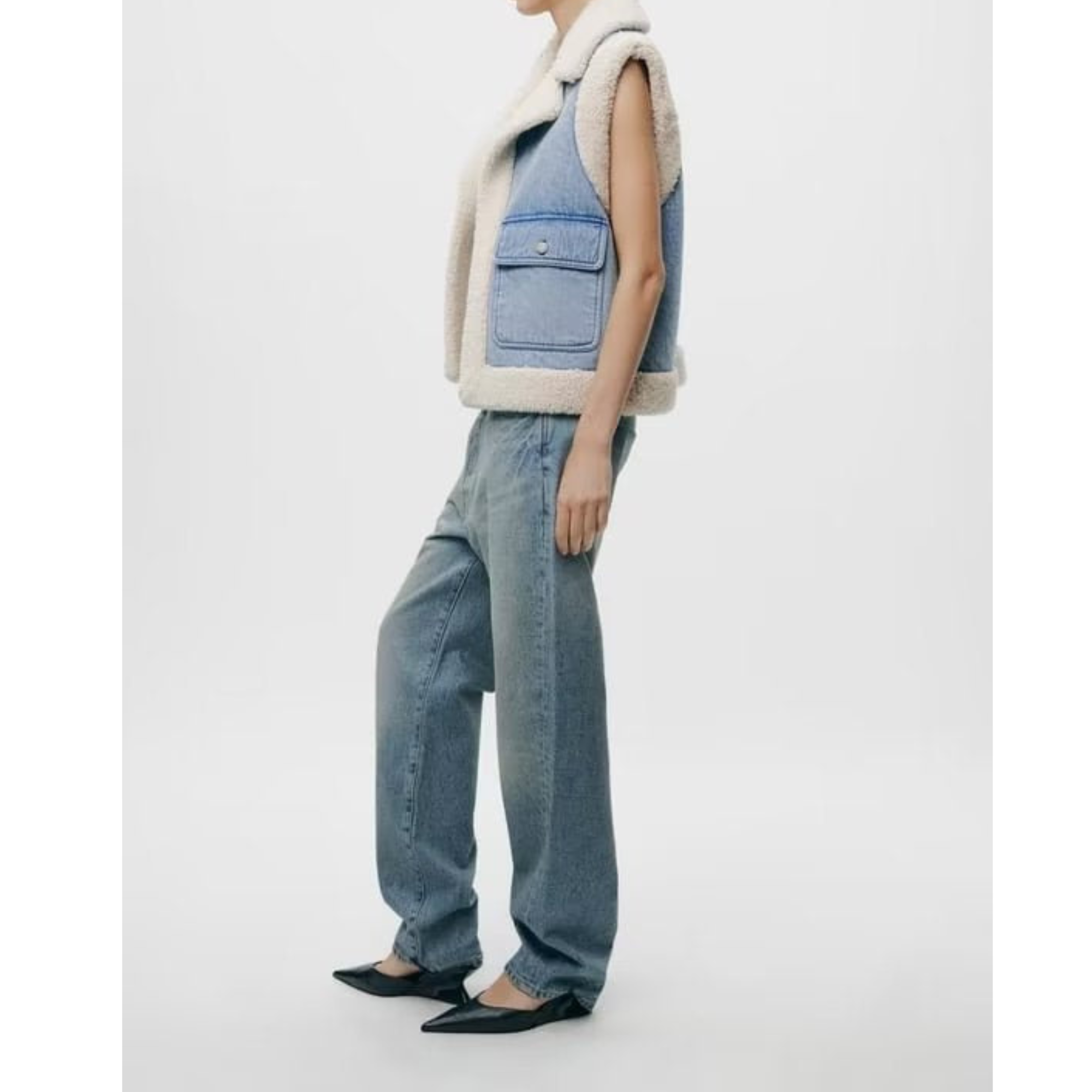 Stockholm Heritage | Denim- och fårskinnsjacka