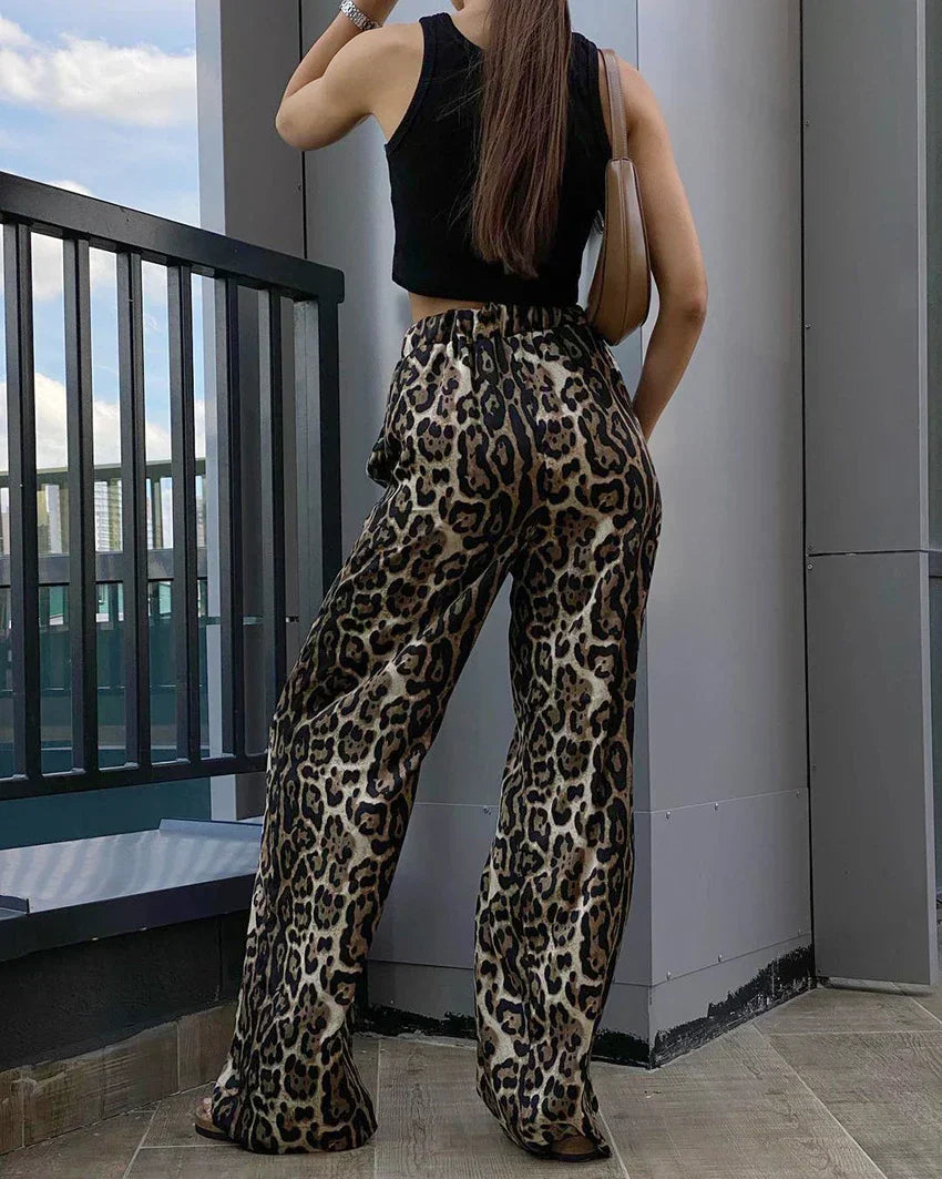 Stockholm Heritage | Vida Leopardbyxor