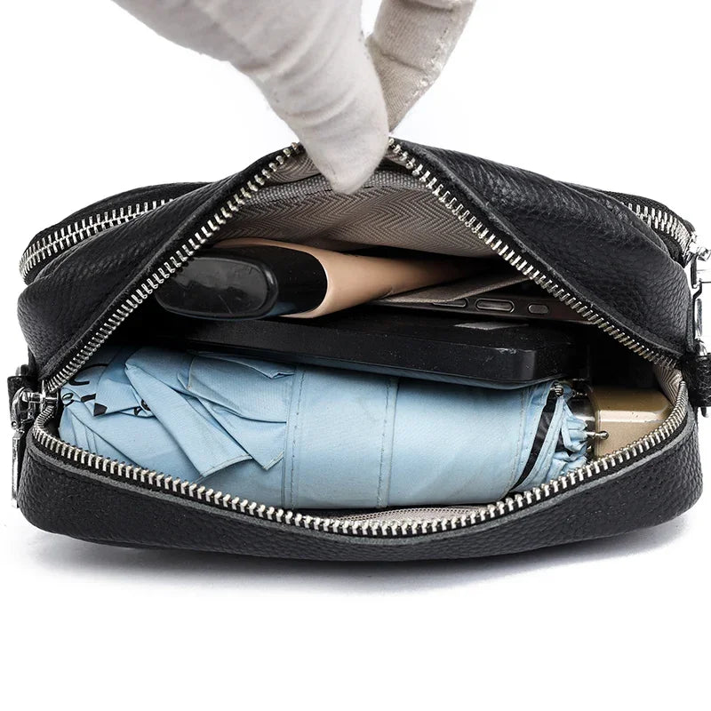 Talia | Finskt Läder Axelväska