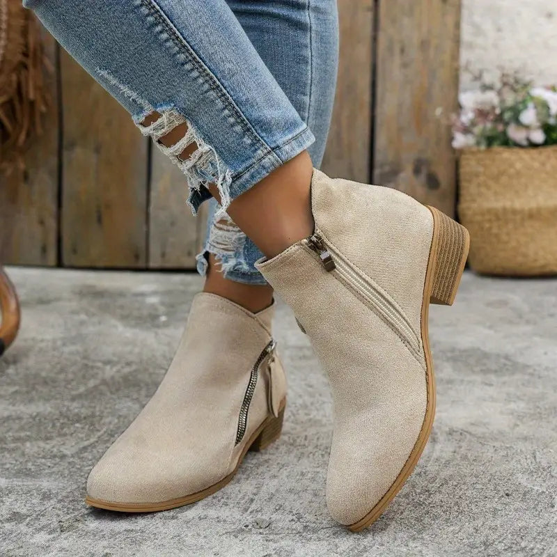 Stockholm Heritage | Trendiga SUEDE Stövlar